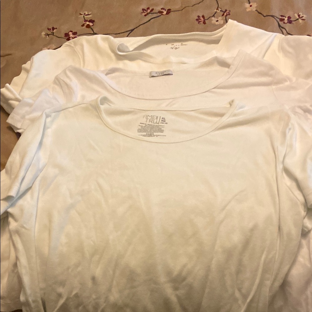 White Scoop Neck Women's Top - Pack of Basics